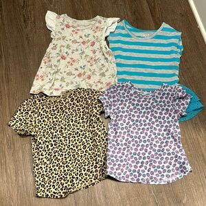 Toddler Girls (4) Shirts Size 4/5